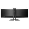 Philips P Line 499P9H LCD Monitor Profissional Curvo, 124 cm (48,8"), 5120 x 1440 pixels UltraWide Dual Quad HD, 70Hz, USB-C, DisplayPort, HDMI, Ajuste de Altura, Altifalantes Integrados, Câmera Embutida, Preto - 499P9H/00 - 8712581753719