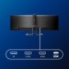 Philips P Line 499P9H LCD Monitor Profissional Curvo, 124 cm (48,8"), 5120 x 1440 pixels UltraWide Dual Quad HD, 70Hz, USB-C, DisplayPort, HDMI, Ajuste de Altura, Altifalantes Integrados, Câmera Embutida, Preto - 499P9H/00 - 8712581753719