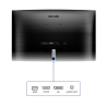 Philips E-Line 325E1C LCD Monitor Profissional Curvo, 80 cm (31.5"), 2560 x 1440 pixels Quad HD, 75Hz, HDMI, DisplayPort, AMD FreeSync, Ajuste de Inclinação, Preto - 325E1C/00 - 8712581758493