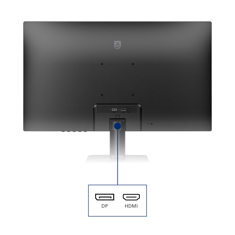 Philips 2000 series 27E2N2500 LCD Monitor Plano, 68,6 cm (27"), 2560 x 1440 pixels Quad HD, 120Hz, HDMI, DisplayPort, Anti-reflexo, Ajuste de Inclinação, Preto - 27E2N2500/00 - 8721038004472