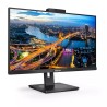 Philips B Line 242B1H LED Monitor Profissional Plano, 60,5 cm (23,8"), 1920 x 1080 pixels Full HD, 75Hz, HDMI, DisplayPort, Ajuste de Altura, Pivot, Altifalantes Integrados, Preto - 242B1H/00 - 8712581764234