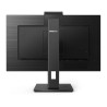 Philips B Line 242B1H LED Monitor Profissional Plano, 60,5 cm (23,8"), 1920 x 1080 pixels Full HD, 75Hz, HDMI, DisplayPort, Ajuste de Altura, Pivot, Altifalantes Integrados, Preto - 242B1H/00 - 8712581764234
