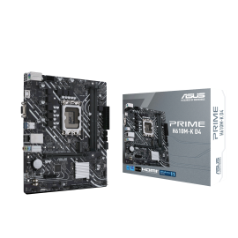 ASUS PRIME H610M-K D4 Motherboard Intel H610 Socket LGA1700 DDR4 micro ATX PCIe 4.0 M.2 - 90MB1A10-M0EAY0 - 4711081565499