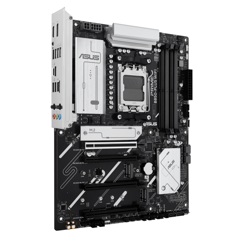 ASUS PRIME B850-PLUS WIFI Motherboard AMD B850 Socket AM5 DDR5 ATX PCIe 5.0 M.2 Wi-Fi - 90MB1L80-M0EAY0 - 4711387931509