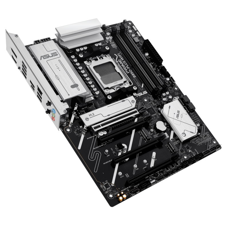 ASUS PRIME B850-PLUS WIFI Motherboard AMD B850 Socket AM5 DDR5 ATX PCIe 5.0 M.2 Wi-Fi - 90MB1L80-M0EAY0 - 4711387931509