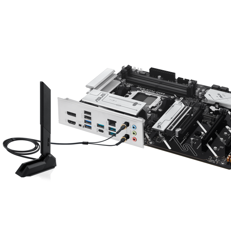 ASUS PRIME B850-PLUS WIFI Motherboard AMD B850 Socket AM5 DDR5 ATX PCIe 5.0 M.2 Wi-Fi - 90MB1L80-M0EAY0 - 4711387931509
