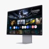 Samsung M9 M90SF S32FM900SU QD-OLED Monitor Gaming Plano, 81,3 cm (32"), 3840 x 2160 pixels 4K Ultra HD, Smart TV, 165Hz, USB-C, DisplayPort, HDMI, Ajuste de Altura, Pivot, Altifalantes Integrados, Prateado - LS32FM900SUXEN - 8806097342847