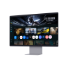 Samsung M9 M90SF S32FM900SU QD-OLED Monitor Gaming Plano, 81,3 cm (32"), 3840 x 2160 pixels 4K Ultra HD, Smart TV, 165Hz, USB-C, DisplayPort, HDMI, Ajuste de Altura, Pivot, Altifalantes Integrados, Prateado - LS32FM900SUXEN - 8806097342847
