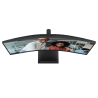 AOC CU34E4CV LED Monitor Profissional Curvo, 86,4 cm (34"), 3440 x 1440 pixels UltraWide Quad HD, 120Hz, HDMI, DisplayPort, Ajuste de Altura, Altifalantes Integrados, Preto - 4038986112864