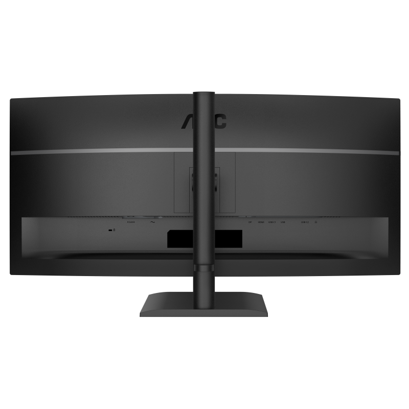 AOC CU34E4CV LED Monitor Profissional Curvo, 86,4 cm (34"), 3440 x 1440 pixels UltraWide Quad HD, 120Hz, HDMI, DisplayPort, Ajuste de Altura, Altifalantes Integrados, Preto - 4038986112864