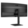 AOC CU34E4CV LED Monitor Profissional Curvo, 86,4 cm (34"), 3440 x 1440 pixels UltraWide Quad HD, 120Hz, HDMI, DisplayPort, Ajuste de Altura, Altifalantes Integrados, Preto - 4038986112864