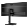 AOC CU34E4CV LED Monitor Profissional Curvo, 86,4 cm (34"), 3440 x 1440 pixels UltraWide Quad HD, 120Hz, HDMI, DisplayPort, Ajuste de Altura, Altifalantes Integrados, Preto - 4038986112864