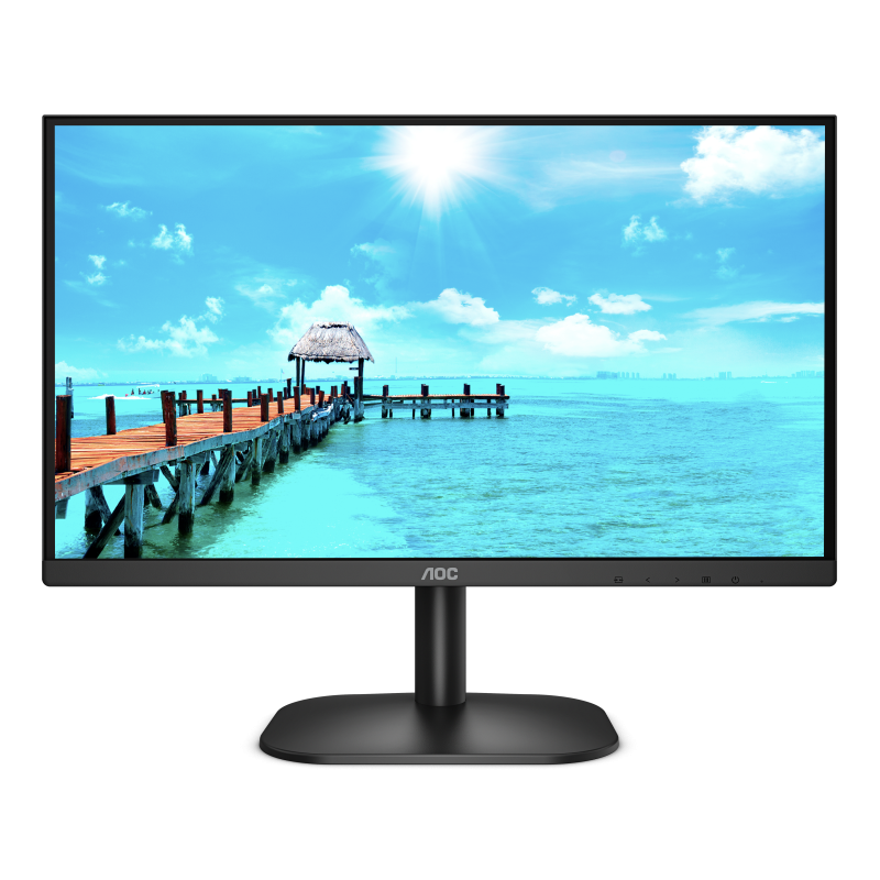 AOC B2 22B2H LED Monitor Plano, 54,6 cm (21.5"), 1920 x 1080 pixels Full HD, 75Hz, HDMI, Preto - 22B2H/EU - 4038986127165