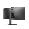 AOC V5 CU34V5CW BK LED Monitor Profissional Curvo, 86,4 cm (34"), 3440 x 1440 pixels Wide Quad HD, 100Hz, USB-C, DisplayPort, HDMI, Ajuste de Altura, Altifalantes Integrados, Webcam, Preto - CU34V5CW/BK - 4038986110273