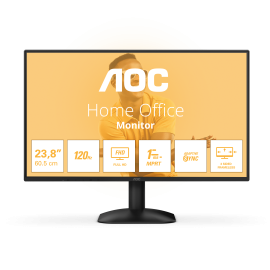 AOC 24B31H IPS Monitor Plano, 60,5 cm (23.8"), 1920 x 1080 pixels Full HD, 120Hz, HDMI, Preto - 4038986142199