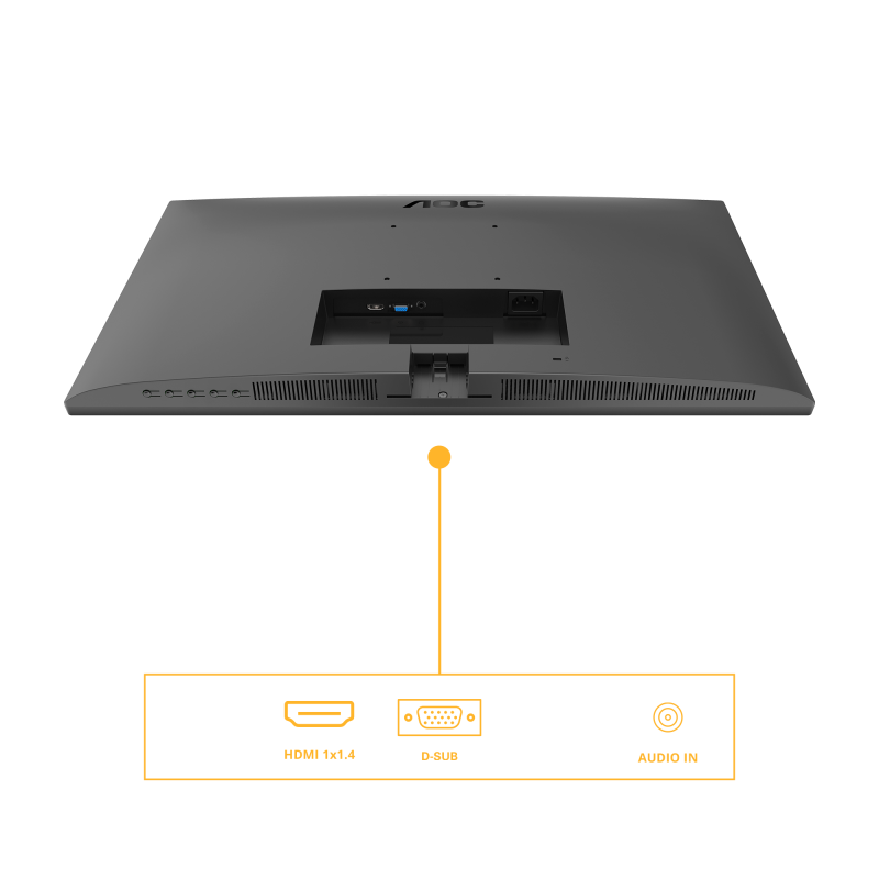 AOC B3 27B3HA2 LED Monitor Plano, 68,6 cm (27"), 1920 x 1080 pixels Full HD, 120Hz, HDMI, Altifalantes Integrados, Preto - 4038986181532