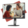 AOC 27E3QAF LED Monitor Profissional Plano, 68,6 cm (27"), 1920 x 1080 pixels Full HD, 100Hz, HDMI, DisplayPort, Ajuste de Altura, Pivot, Altifalantes Integrados, Preto - 4038986181235