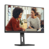 AOC 27E3QAF LED Monitor Profissional Plano, 68,6 cm (27"), 1920 x 1080 pixels Full HD, 100Hz, HDMI, DisplayPort, Ajuste de Altura, Pivot, Altifalantes Integrados, Preto - 4038986181235