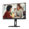 AOC 27E3QAF LED Monitor Profissional Plano, 68,6 cm (27"), 1920 x 1080 pixels Full HD, 100Hz, HDMI, DisplayPort, Ajuste de Altura, Pivot, Altifalantes Integrados, Preto - 4038986181235