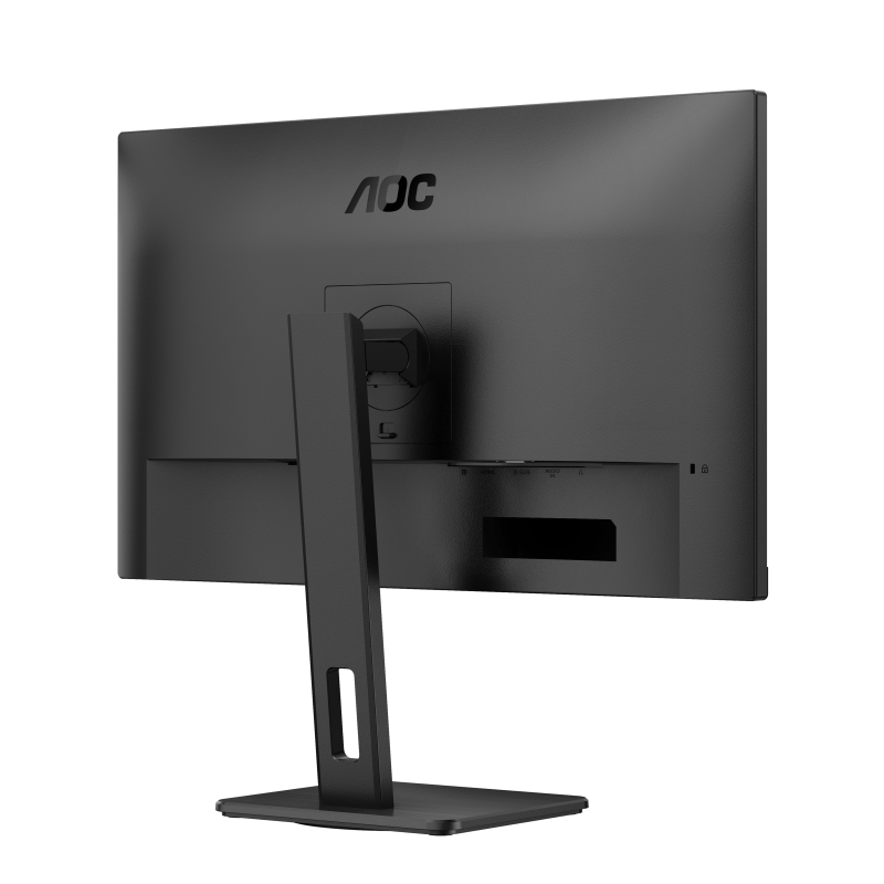 AOC 27E3QAF LED Monitor Profissional Plano, 68,6 cm (27"), 1920 x 1080 pixels Full HD, 100Hz, HDMI, DisplayPort, Ajuste de Altura, Pivot, Altifalantes Integrados, Preto - 4038986181235