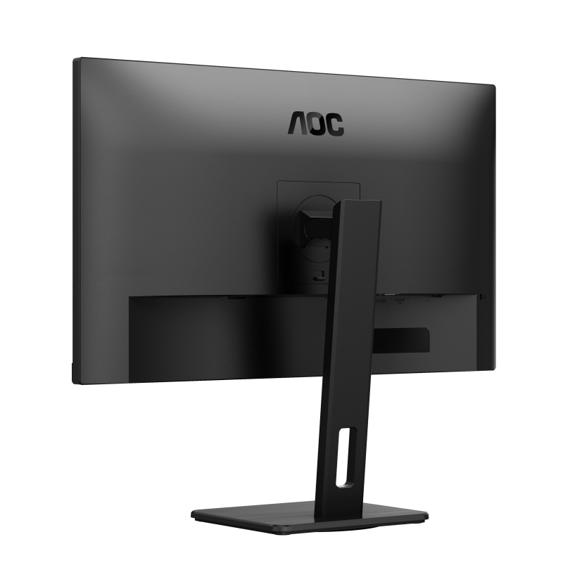 AOC 27E3QAF LED Monitor Profissional Plano, 68,6 cm (27"), 1920 x 1080 pixels Full HD, 100Hz, HDMI, DisplayPort, Ajuste de Altura, Pivot, Altifalantes Integrados, Preto - 4038986181235