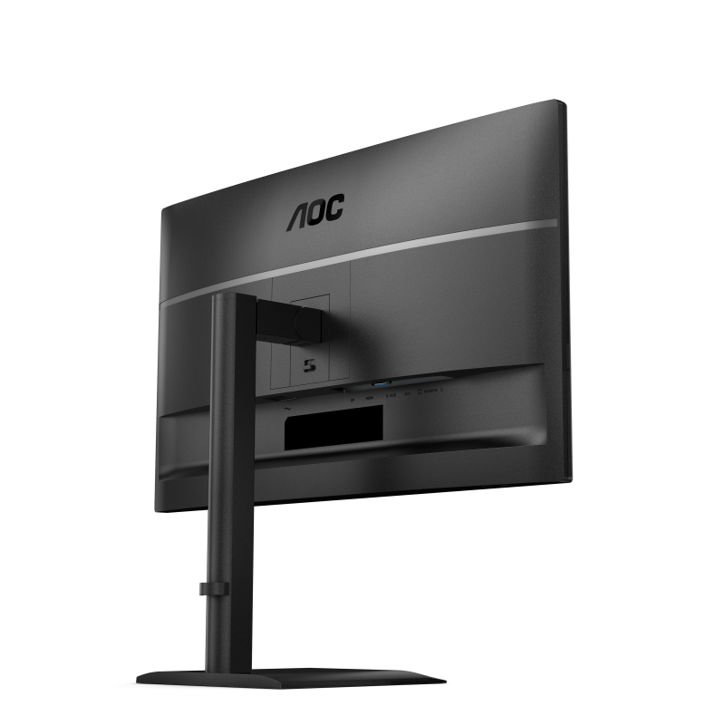 AOC 27E4U LED Monitor Profissional Plano, 68,6 cm (27"), 1920 x 1080 pixels Full HD, 120Hz, HDMI, DisplayPort, Ajuste de Altura, Pivot, Altifalantes Integrados, Preto - 4038986182799