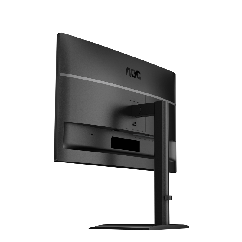 AOC 27E4U LED Monitor Profissional Plano, 68,6 cm (27"), 1920 x 1080 pixels Full HD, 120Hz, HDMI, DisplayPort, Ajuste de Altura, Pivot, Altifalantes Integrados, Preto - 4038986182799