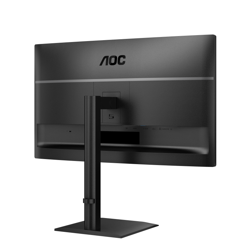 AOC 27E4U LED Monitor Profissional Plano, 68,6 cm (27"), 1920 x 1080 pixels Full HD, 120Hz, HDMI, DisplayPort, Ajuste de Altura, Pivot, Altifalantes Integrados, Preto - 4038986182799