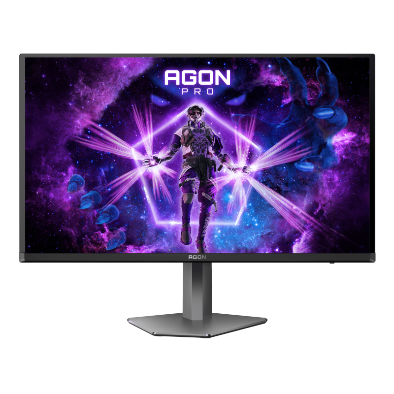 AOC AGON PRO AG276QZD2 QD-OLED Monitor Gaming Plano, 67,3 cm (26.5"), 2560 x 1440 pixels Quad HD, 240Hz, HDMI, DisplayPort, Ajuste de Altura, Pivot, Altifalantes Integrados, Preto - 4038986182478