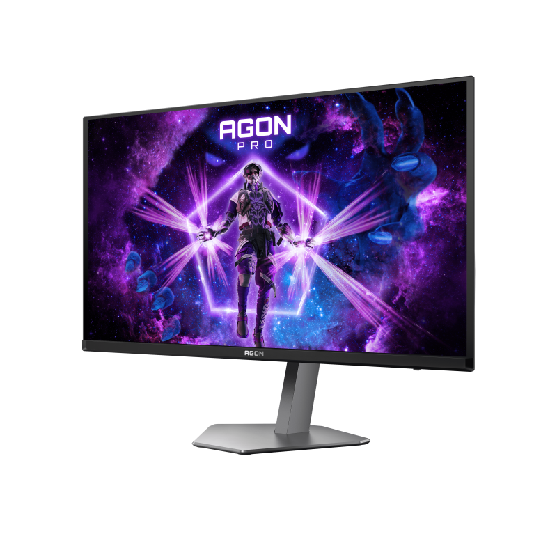 AOC AGON PRO AG276QZD2 QD-OLED Monitor Gaming Plano, 67,3 cm (26.5"), 2560 x 1440 pixels Quad HD, 240Hz, HDMI, DisplayPort, Ajuste de Altura, Pivot, Altifalantes Integrados, Preto - 4038986182478