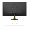 AOC B3 Q27B35E LED Monitor Profissional Plano, 68,6 cm (27"), 2560 x 1440 pixels Quad HD, 75Hz, HDMI, DisplayPort, Preto - 4038986183062
