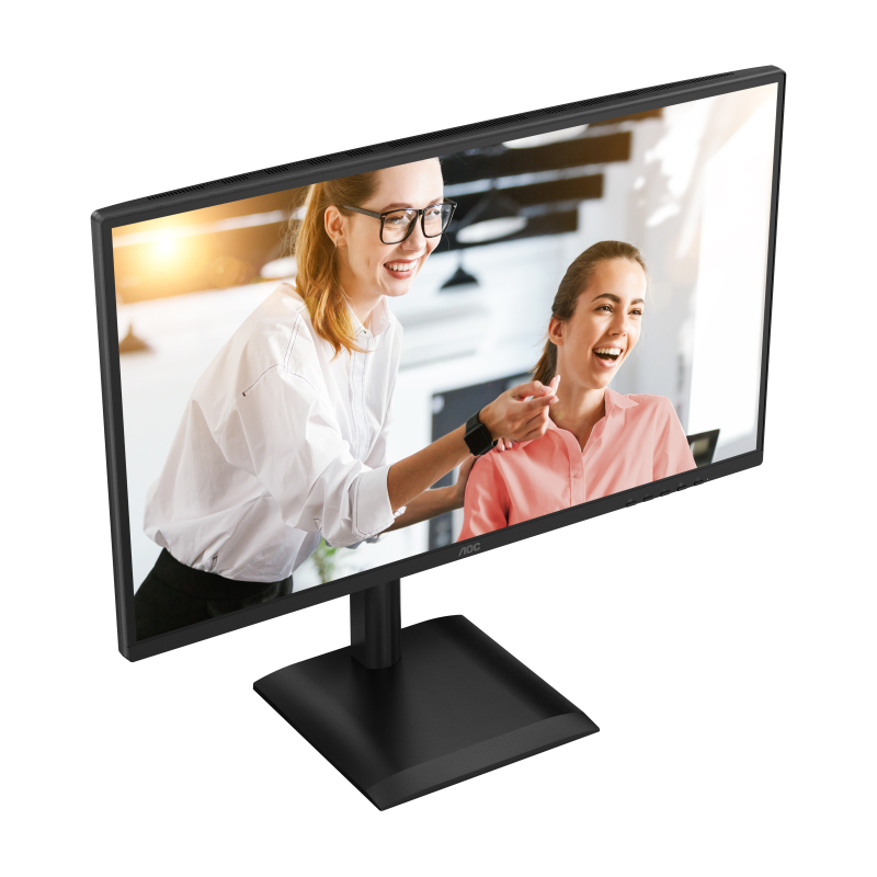 AOC E4 Q27E4CV LED Monitor Profissional Plano, 68,6 cm (27"), 2560 x 1440 pixels Quad HD, 120Hz, USB-C, DisplayPort, HDMI, Ajuste de Altura, Pivot, Altifalantes Integrados, Preto - 4038986182829