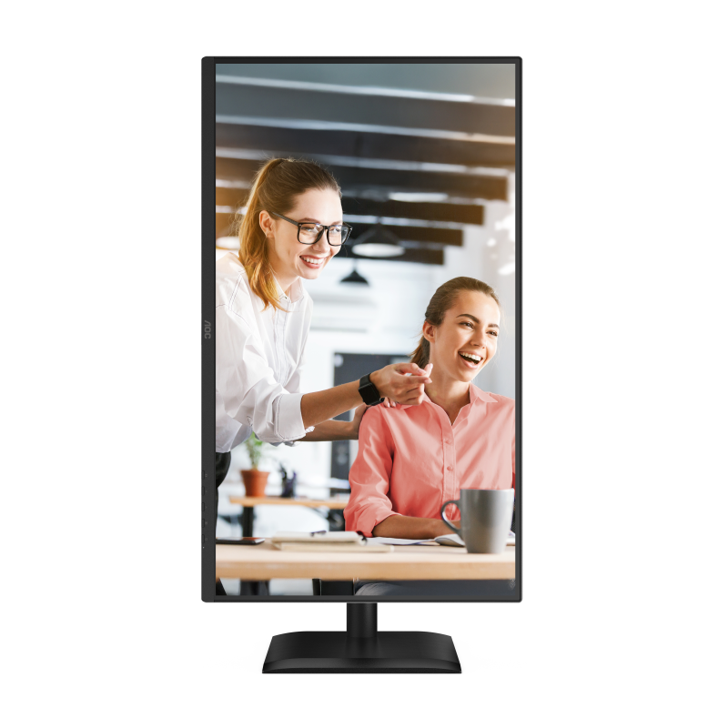 AOC E4 Q27E4CV LED Monitor Profissional Plano, 68,6 cm (27"), 2560 x 1440 pixels Quad HD, 120Hz, USB-C, DisplayPort, HDMI, Ajuste de Altura, Pivot, Altifalantes Integrados, Preto - 4038986182829