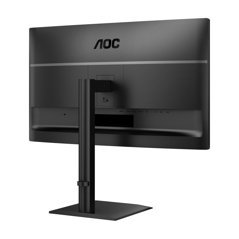 AOC E4 Q27E4CV LED Monitor Profissional Plano, 68,6 cm (27"), 2560 x 1440 pixels Quad HD, 120Hz, USB-C, DisplayPort, HDMI, Ajuste de Altura, Pivot, Altifalantes Integrados, Preto - 4038986182829