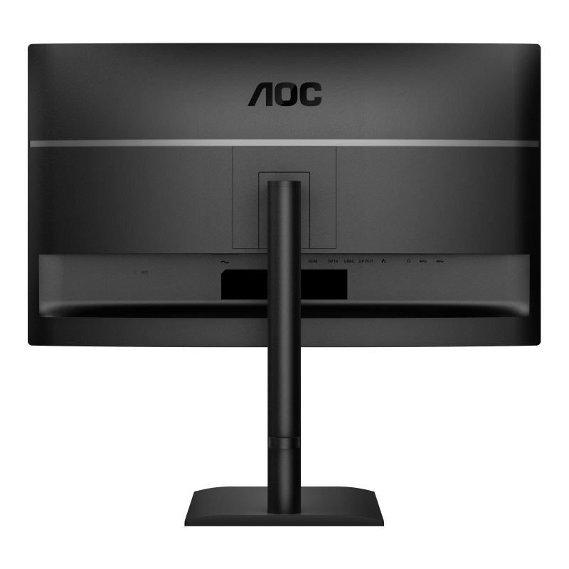 AOC E4 Q27E4CV LED Monitor Profissional Plano, 68,6 cm (27"), 2560 x 1440 pixels Quad HD, 120Hz, USB-C, DisplayPort, HDMI, Ajuste de Altura, Pivot, Altifalantes Integrados, Preto - 4038986182829