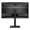 AOC E4 Q27E4CV LED Monitor Profissional Plano, 68,6 cm (27"), 2560 x 1440 pixels Quad HD, 120Hz, USB-C, DisplayPort, HDMI, Ajuste de Altura, Pivot, Altifalantes Integrados, Preto - 4038986182829