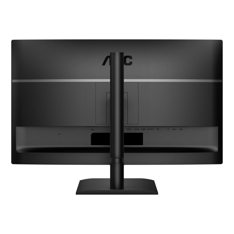 AOC E4 Q27E4CV LED Monitor Profissional Plano, 68,6 cm (27"), 2560 x 1440 pixels Quad HD, 120Hz, USB-C, DisplayPort, HDMI, Ajuste de Altura, Pivot, Altifalantes Integrados, Preto - 4038986182829
