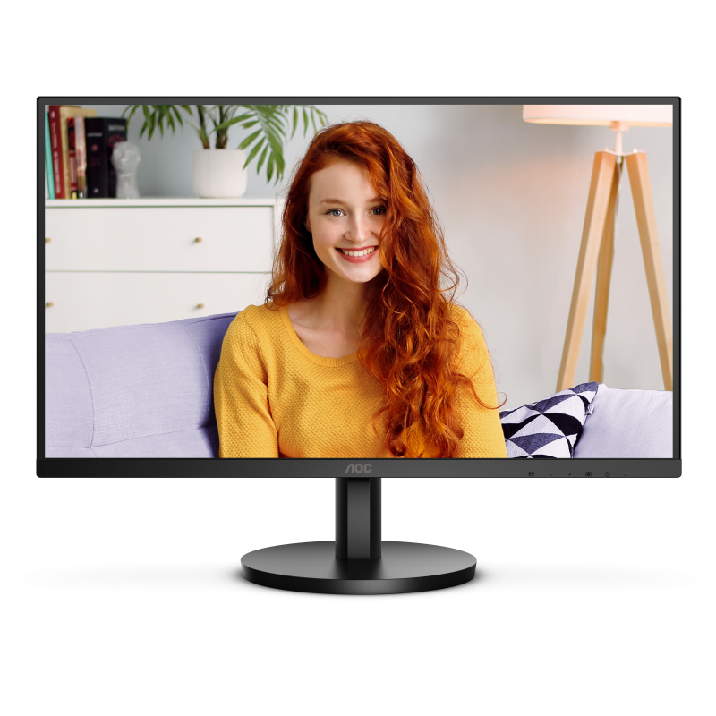 AOC B3 U27B3A IPS Monitor Profissional Plano, 68,6 cm (27"), 3840 x 2160 pixels 4K Ultra HD, 60Hz, HDMI, DisplayPort, Altifalantes Integrados, Preto - 4038986181495
