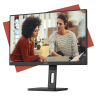 AOC E3 24E3QAF IPS Monitor Plano, 60,5 cm (23.8"), 1920 x 1080 pixels Full HD, 100Hz, USB-C, DisplayPort, HDMI, Ajuste de Altura, Pivot, Altifalantes Integrados, Preto - 4038986141253