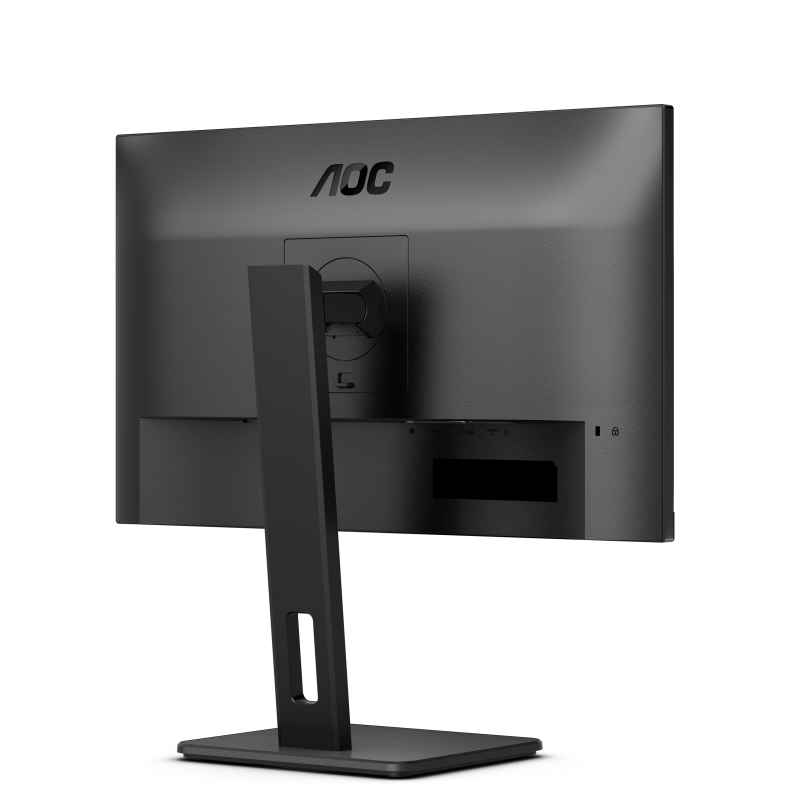 AOC E3 24E3QAF IPS Monitor Plano, 60,5 cm (23.8"), 1920 x 1080 pixels Full HD, 100Hz, USB-C, DisplayPort, HDMI, Ajuste de Altura, Pivot, Altifalantes Integrados, Preto - 4038986141253