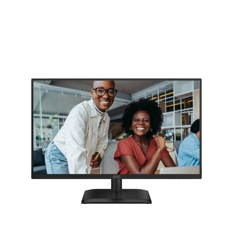 AOC 24E4U LED Monitor Profissional Plano, 60,5 cm (23,8"), 1920 x 1080 pixels Full HD, 120Hz, HDMI, DisplayPort, Ajuste de Altura, Pivot, Altifalantes Integrados, Preto - 4038986142779