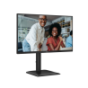 AOC 24E4U LED Monitor Profissional Plano, 60,5 cm (23,8"), 1920 x 1080 pixels Full HD, 120Hz, HDMI, DisplayPort, Ajuste de Altura, Pivot, Altifalantes Integrados, Preto - 4038986142779
