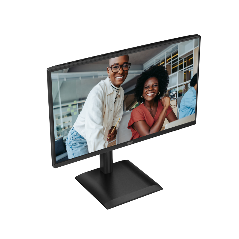 AOC 24E4U LED Monitor Profissional Plano, 60,5 cm (23,8"), 1920 x 1080 pixels Full HD, 120Hz, HDMI, DisplayPort, Ajuste de Altura, Pivot, Altifalantes Integrados, Preto - 4038986142779