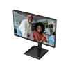 AOC 24E4U LED Monitor Profissional Plano, 60,5 cm (23,8"), 1920 x 1080 pixels Full HD, 120Hz, HDMI, DisplayPort, Ajuste de Altura, Pivot, Altifalantes Integrados, Preto - 4038986142779