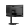 AOC 24E4U LED Monitor Profissional Plano, 60,5 cm (23,8"), 1920 x 1080 pixels Full HD, 120Hz, HDMI, DisplayPort, Ajuste de Altura, Pivot, Altifalantes Integrados, Preto - 4038986142779