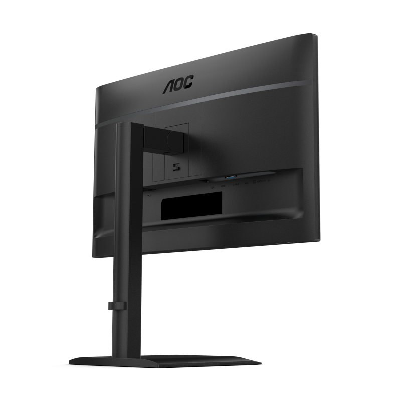 AOC 24E4U LED Monitor Profissional Plano, 60,5 cm (23,8"), 1920 x 1080 pixels Full HD, 120Hz, HDMI, DisplayPort, Ajuste de Altura, Pivot, Altifalantes Integrados, Preto - 4038986142779