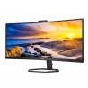 Philips 5000 series 34E1C5600HE LED Monitor Profissional Curvo, 86,4 cm (34"), 3440 x 1440 pixels 4K Ultra HD, 100Hz, HDMI, DisplayPort, Ajuste de Altura, Altifalantes Integrados, Webcam, Preto - 34E1C5600HE/00 - 8712581783464
