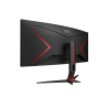 AOC G2 CU34G2XP VA Monitor Gaming Curvo, 86,4 cm (34"), 3440 x 1440 pixels UltraWide Quad HD, 180Hz, USB-C, DisplayPort, HDMI, Ajuste de Altura, Giratório, Preto - CU34G2XP/BK - 4038986111331