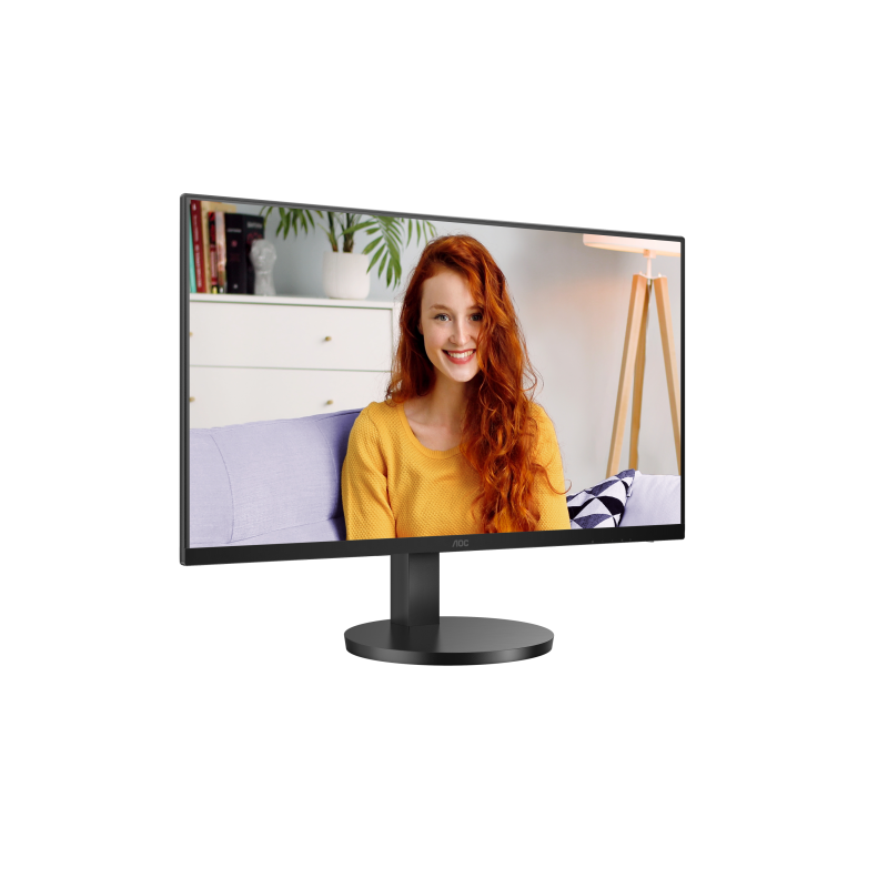 AOC U27B3AF LED Monitor Profissional Plano, 68,6 cm (27"), 3840 x 2160 pixels 4K Ultra HD, 60Hz, HDMI, DisplayPort, Ajuste de Altura, Altifalantes Integrados, Preto - 4038986181501