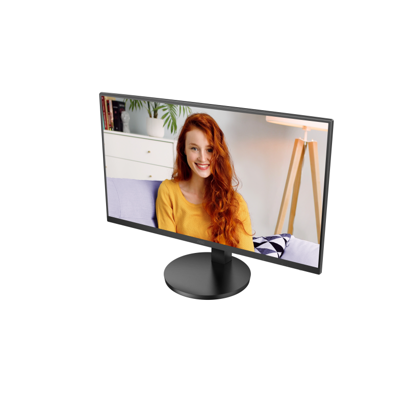 AOC U27B3AF LED Monitor Profissional Plano, 68,6 cm (27"), 3840 x 2160 pixels 4K Ultra HD, 60Hz, HDMI, DisplayPort, Ajuste de Altura, Altifalantes Integrados, Preto - 4038986181501